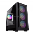 Gabinete Gamer Gamemax Defender Mesh (MicroATX, Vidrio Templado, 4 Ventiladores ARGB)