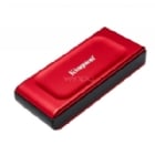 Disco Externo SSD Kingston XS1000R de 1TB (USB 3.2 Gen 2, Rojo)