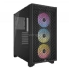 Gabinete Gamer Corsair 3000D RGB AIRFLOW (ATX, Vidrio Templado, 3x Ventiladores ARGB, Negro)