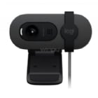 Webcam Logitech Brio 105 (2MP CMOS, 1080p/30 fps, Negro)