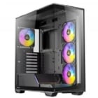 Gabinete Gamer Antec C3 Black (ATX, Vidrio Templado Panorámico, 4 ventiladores RGB)