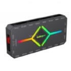 Controlador HUB GameMax ARGB V4.0 (5V a 12V, PWM, Negro)