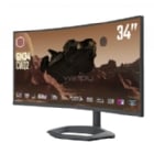 Monitor Gamer Cooler Master GM34-CWQ2 de 34“ Curvo (VA, UWQHD, 0.5ms, 165Hz, D-Port+HDMI, FreeSync)