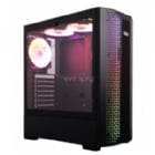 Gabinete Gamer Clio P3B (ATX, Vidrio templado, 3 Ventiladores ARGB, Negro)