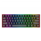 Teclado Mecánico Redragon DragonBorn K630 RGB (Switch Red, 60%, Español, Negro)
