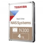 Disco Duro NAS Toshiba N300 de 4TB (3.5“, 7200rpm, SATA, 512MB de Caché)