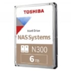 Disco Duro NAS Toshiba N300 de 6TB (3.5“, 7200rpm, SATA, 512MB de Caché)
