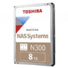 Disco Duro NAS Toshiba N300 de 8TB (3.5“, 7200rpm, SATA, 512MB de Caché)