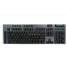 Teclado Gamer Logitech G915 X LIGHTSPEED (Switch GL Tactil, Inglés, Negro)