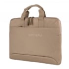 Bolso Tucano Smilza para Notebooks de 14“ (Interior Acolchado, Super Slim, Beige)