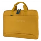 Bolso Tucano Smilza para Notebooks de 14“ (Interior Acolchado, Super Slim, Amarillo)