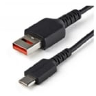 Cable USB-A a USB-C StarTech de 1 metro (2.4A, 12W, Negro)