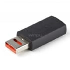 Adaptador de Bloqueo de Datos StarTech (Pasivo, 2.4A, 12W, Negro)