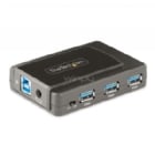 Adaptador Multipuerto HUB StarTech USB-A (USB 3.0 5Gbps x7, USB-B)