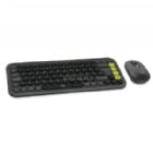 Kit Teclado + Mouse Logitech POP Icon (Bluetooth, Español, Grafito/Verde)