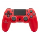 Joystick Inalámbrico Monster Games (Bluetooth, PS4, Doble Vibración, Rojo)