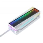 Disipador Térmico Hiksemi FUTURE para SSD (RGB, Espejo Infinito, Blanco)