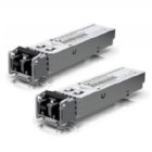 Pack 2 Módulos Transceptores Ubiquiti MultiModo (SFP, 1G, hasta 550mt, Duplex LC)