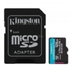 Tarjeta MicroSD Kingston Canvas Go! Plus de 128GB (U3, V30, hasta 200MB/s, Adaptador SD)
