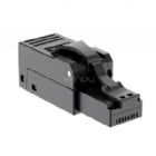 Conector Modular RJ45 Nexxt (1 Puerto, Cat6, Negro)