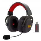 Audífonos Gamer Redragon Zeus PRO RGB (Sonido 7.1, Bluetooth/ Dongle USB, Micrófono Desmontable, Negro)