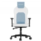 Silla Gamer Vertagear SL1800 (Ajuste Lumbar, Reposabrazos 3D, Hasta 120Kg, Blanco/Celeste)
