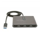 Adaptador Multipuerto HUB StarTech USB (HDMI x4, Full HD, hasta 4 monitores, Windows)