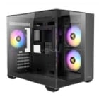 Gabinete Gamer Antec CX600M Trio ARGB (Micro ATX, Vidrio Templado Panorámico, 3 ventiladores)