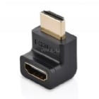 Adaptador HDMI Curvo UGREEN HD112 Up (V2.0, 4K/60Hz, Macho a Hembra, Negro)