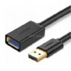 Cable Extensión USB UGREEN de 3 metros (Macho a Hembra, 3.0, 5Gbps, Negro)