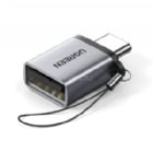 Adaptador UGREEN USB-C a USB-A Hembra (USB 2.0, 5Gbps, Gris)