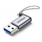 Adaptador UGREEN USB-A a USB-C Hembra (USB 3.1, 5Gbps, Gris)