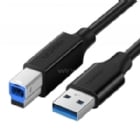 Cable Para Impresora UGREEN USB-A a USB-B (2 metros, 2A, USB 3.0, Negro)