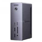 Estación de Acoplamiento UGREEN 13 en 1 (USB-A, USB-C, DP, HDMI, Ethernet, SD/ TF, PD 90W)