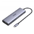 Adaptador Multipuerto HUB UGREEN USB-C (USB-C, USB-A, HDMI, VGA, Ethernet, SD/ TF, PD 100W)