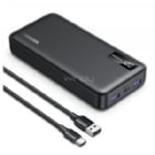 Batería Portátil UGREEN 20.000mAh (USB-A x2, USB-C, QC 3.0, PD 20W)
