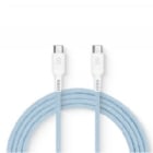 Cable USB-C LOGiiX Vibrance de 1.5 metros (hasta 100W, Azul)