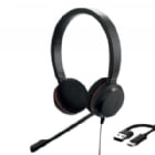 Audífonos Jabra Evolve 20 MS Teams (Controlador, USB-C/USB-A, Negro)