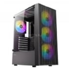 Gabinete Gamer Antec AX27 RGB Elite (ATX, Vidrio Templado, 4 ventiladores RGB)