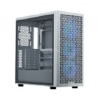 Gabinete Cooler Master Elite 502 Blanco (ATX, 3x ARGB, USB-C, Vidrio templado)