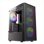 Gabinete Gamer Antec AX26 RGB Elite (Mid Tower, ATX, Vidrio Templado, RGB)