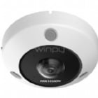 Cámara IP Fisheye Hikvision DS-2CD63C5G1-IVS (12MP, 360°, IR 15m, DeepinView)