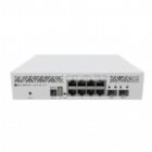Switch Mikrotik de 10 Puertos (Layer 3 Router L5 8 Puertas 2.5G RJ45 + 2 Puertos SFP+ 10Gbps, v7)