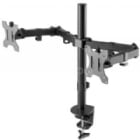 Soporte de Monitor Doble Exelink EXSF2 de 14” a 32” (hasta 12kg, Negro)