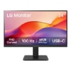 Monitor LG Curvo 24U421A-B de 23.6” (VA, Full HD, 100Hz, USB-C/HDMI, VESA)