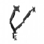 Soporte Dual Klip Xtreme para monitores de 13 a 32” (Mecanismo de resorte, Vesa 75/100)