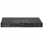 Switch Dahua DH-S4228-24GT-240 de 28 Puertos (Gestionado, SFP, 56 Gbps, PoE, 240W)