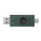 Pendrive Kingston DataTraveler Duo G2 de 128GB (USB 3.2, Verde Oscuro)