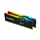 Kit Memorias RAM Kingston Fury Beast RGB de 32GB (2 x 16GB, DDR5, 6000MHz, CL36, EXPO, DIMM)