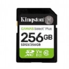 Tarjeta de Memoria SD Kingston Canvas Select Plus de 256GB (UHS-I, U1, Clase 10)